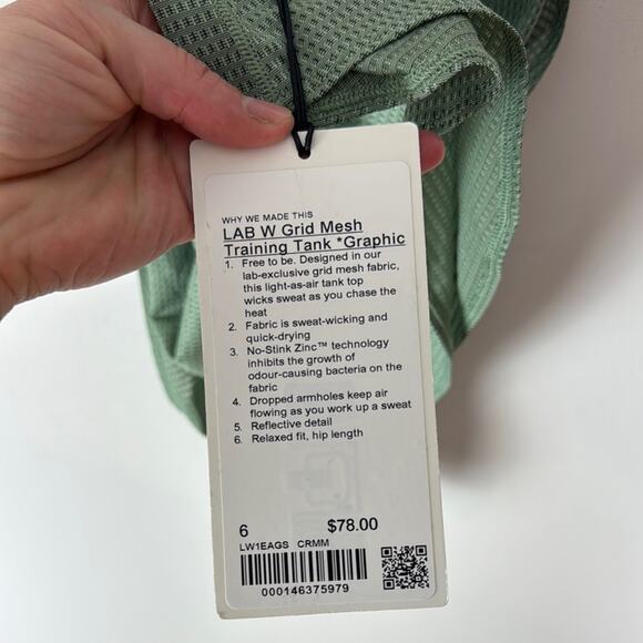 [NWT] Lululemon Lab Tank Top - Women’s 6 - Picture 3 of 5